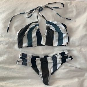 Mikoh striped bikini